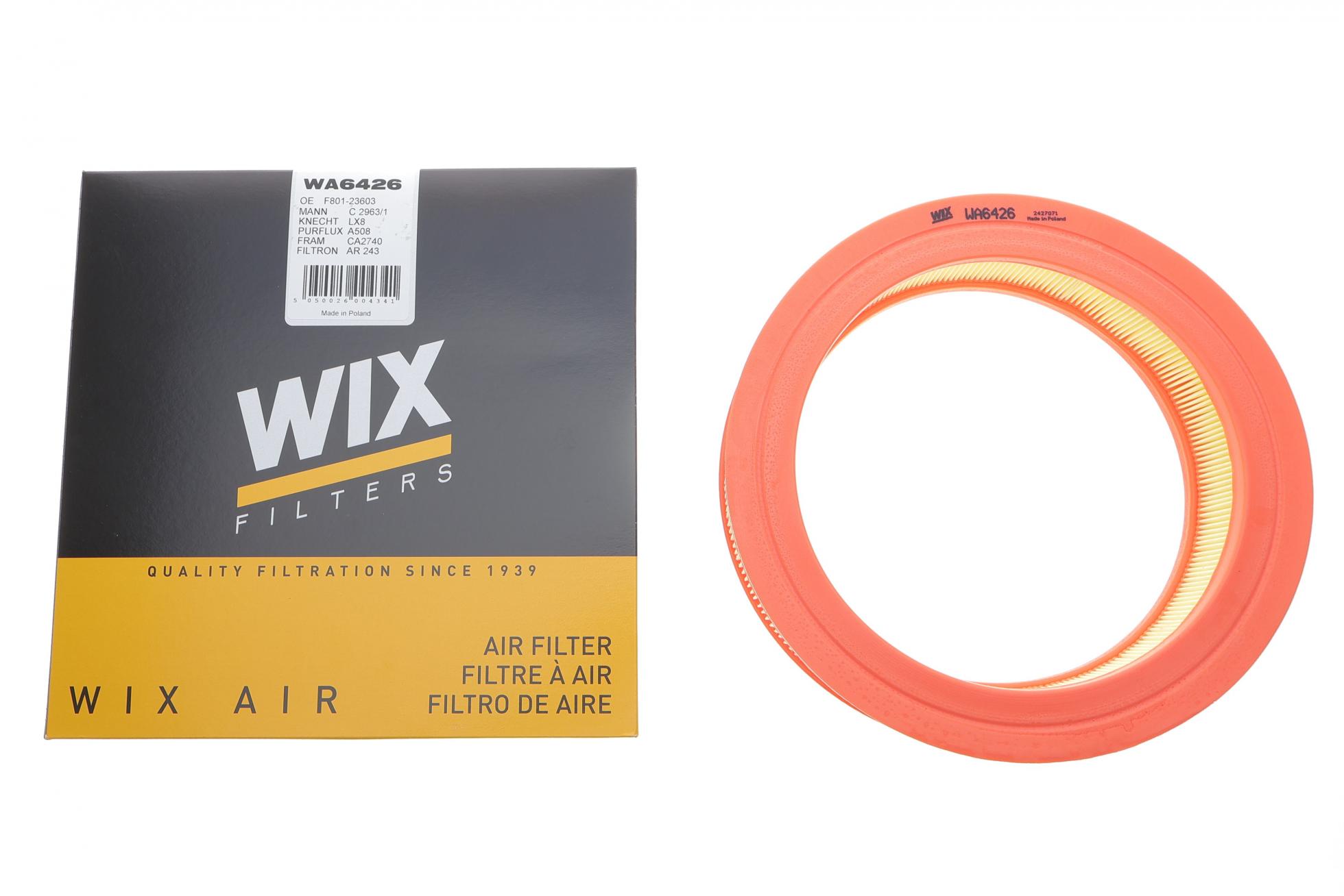 WA6426 WIX FILTERS
